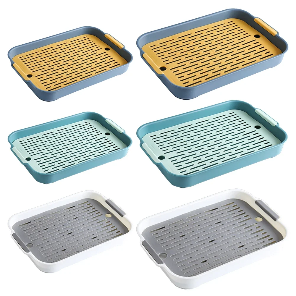 

Tray Rabbit Litter Tray Large Space Smooth Corner White 27x18.5x4cm 36.5x24.5x4.9cm Blue Green For Pet’s Training