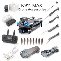 K911Max Drone Oryginalne akcesoria K911 MAX Ładowarka USB Łopata śmigła Ramię silnika A B Ramię Bezszczotkowy sterownik silnika