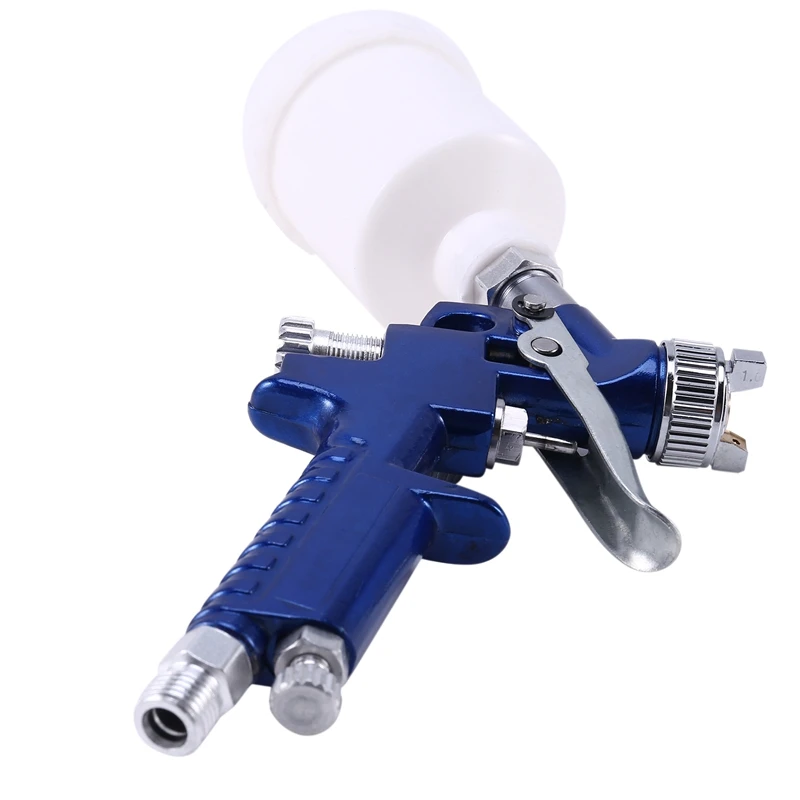 New 1.0MM Nozzle H-2000 Professional HVLP Spray Gun Mini Air Paint Spray Guns Airbrush For Painting Car Aerograph