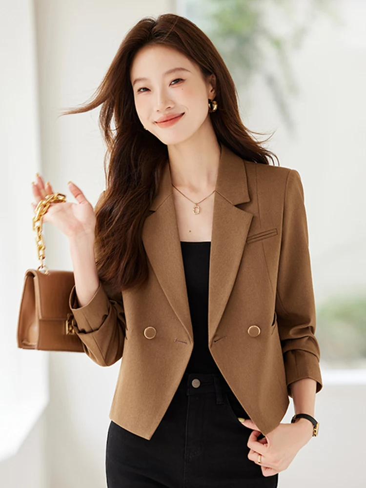 

Korean Faion Profional Women's Suit Jaet Spring 2026 New Versatile Anti-Aging High-End Feeling Ladies' Top