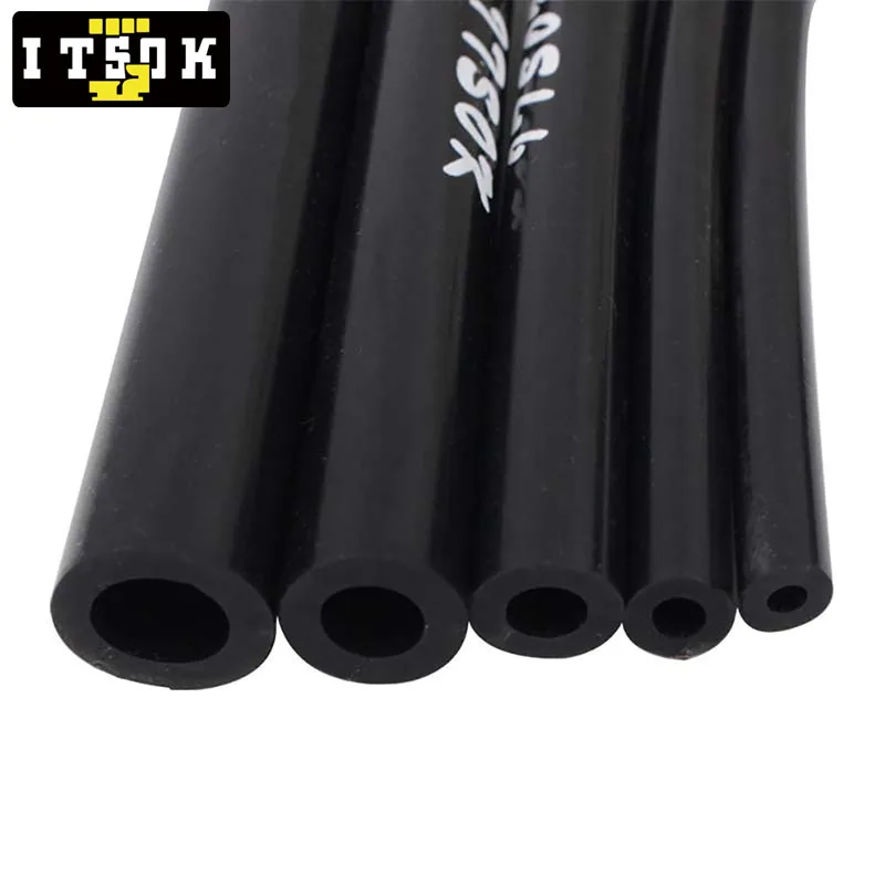 Mangueira de tubo de vácuo de silicone 3m universal tubo de silicone diâmetro interno 3mm 4mm 6mm 8mm 10mm mangueira de silicone tubo de vácuo preto azul