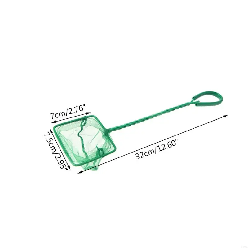 U75C Aquarium Fish Net 3 4 5 6 8 Filtro skimmer a maglie fine da 10 pollici per piccoli pesci per