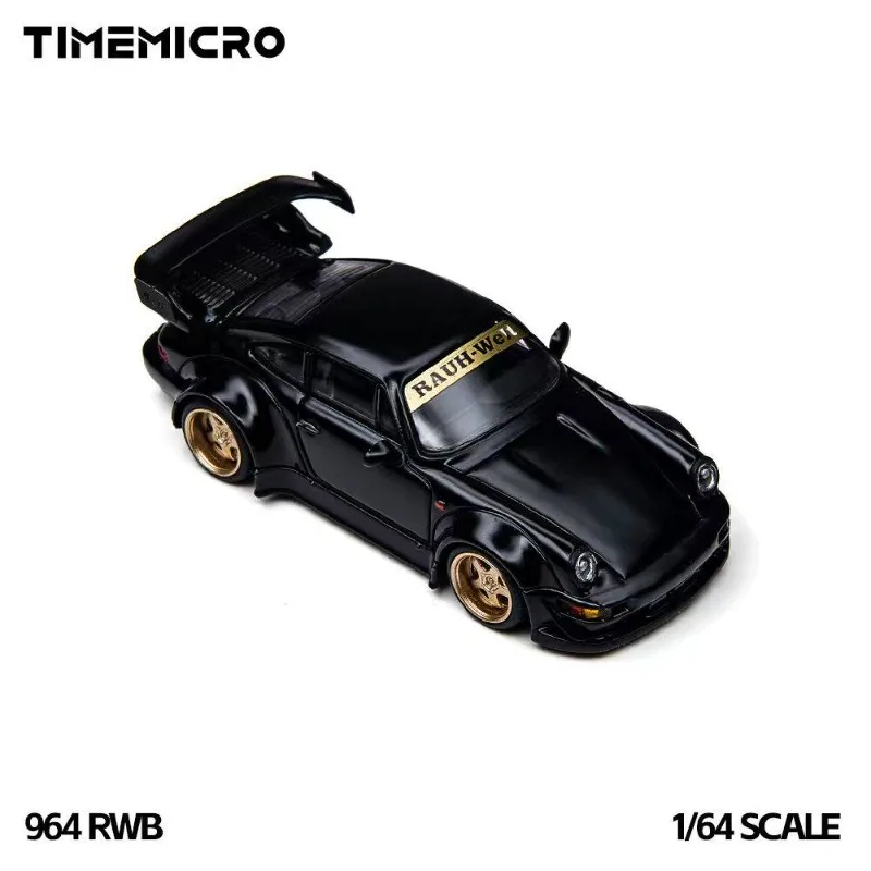 TM 1:64 RWB 964 modified alloy die-casting car model, static desktop ornament, small proportion ornaments,A gift for a boy.