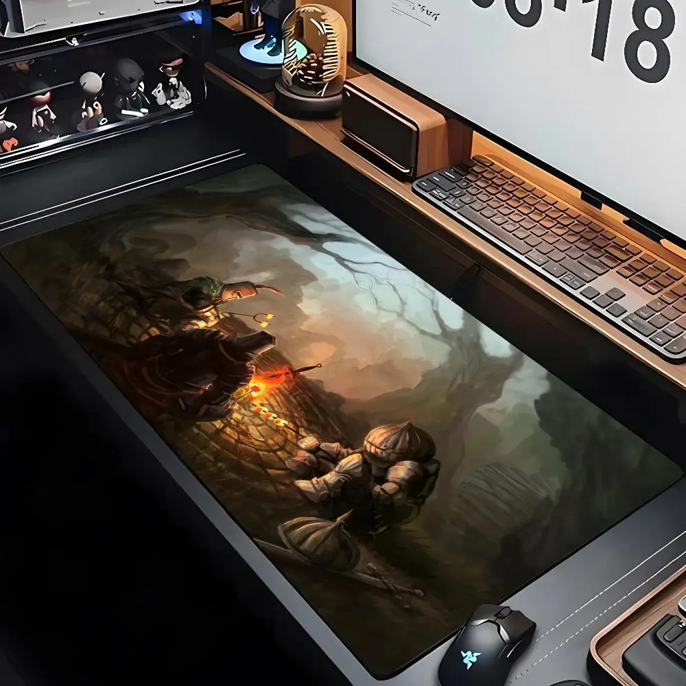 

Коврик для мыши Dark Souls XXL для геймера, игрового ПК, компьютера, Otaku, запирающийся край, сделай сам, индивидуальный фото, ноутбук, настольный коврик