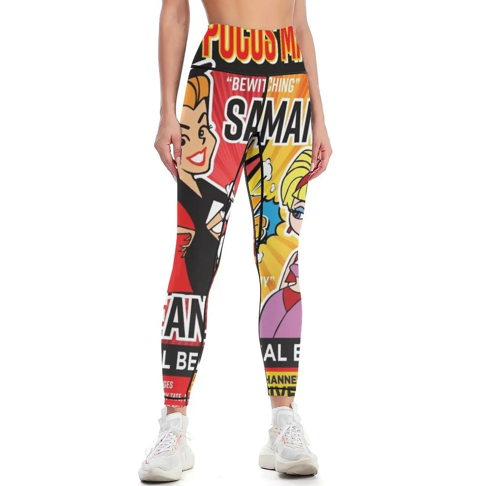 

Battle Samantha vs Jeannie Magic Event Leggings sports for gym exercise clothing for Women's sportswear Womens Leggings