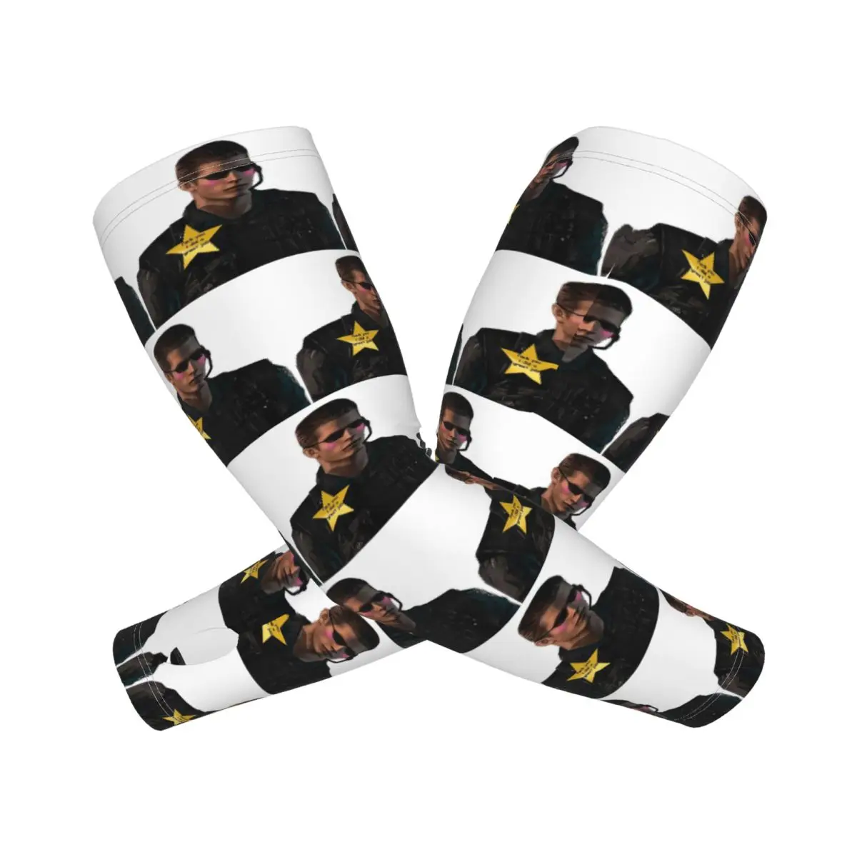 

Альберт Уэйкер (во сделал хорошей работу) Нарукавники для улицы Защитный чехол от солнца и ультрафиолета Летние ледяные шелковые велосипедные татуировки на рукавах