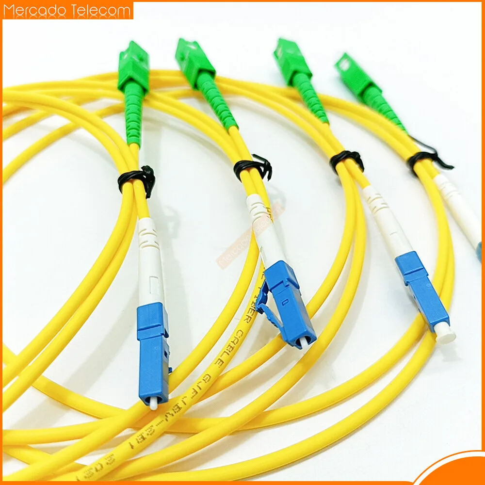 

50PCS SC/APC-LC/UPC Single Mode G652D Fiber Optic Patch Cord Simplex 2.0mm Or 3.0mm LSZH Jacket FTTH Fiber Optic Jumper