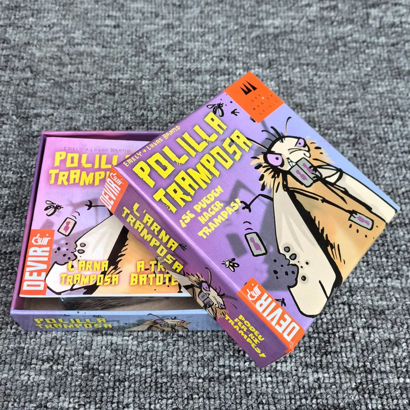 Polilla Tramposa Español أوراق للعب لعبة The Cheating Moth الإسبانية مجلس لعبة Juego Cartas ألعاب عائلية للحزب لصالح هدية