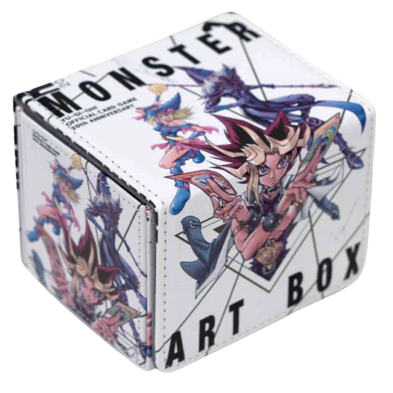 Yu-Gi-Oh! Card Case Black Magic Girl Sky Striker Ace Evil Twin Diy Leather Action Toy Figures Anime Game Collection Storage Box