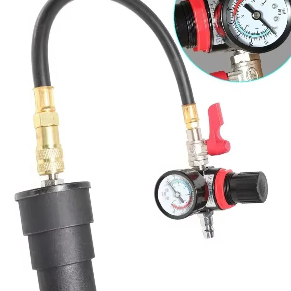 9-in-1 Kit Turbocharger System Leak Tester Sheet Metal Repair Pulley System Detector Auto Maintenance Tools