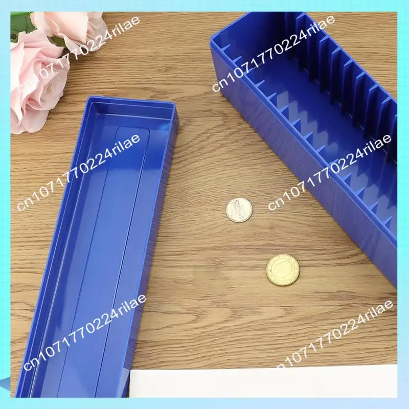 A17Z 2Pcs Plastic Coin Box Coin Identification Box Storage Box Compatible With 20 Slab Coin Holders, For Collectors Coin Storage