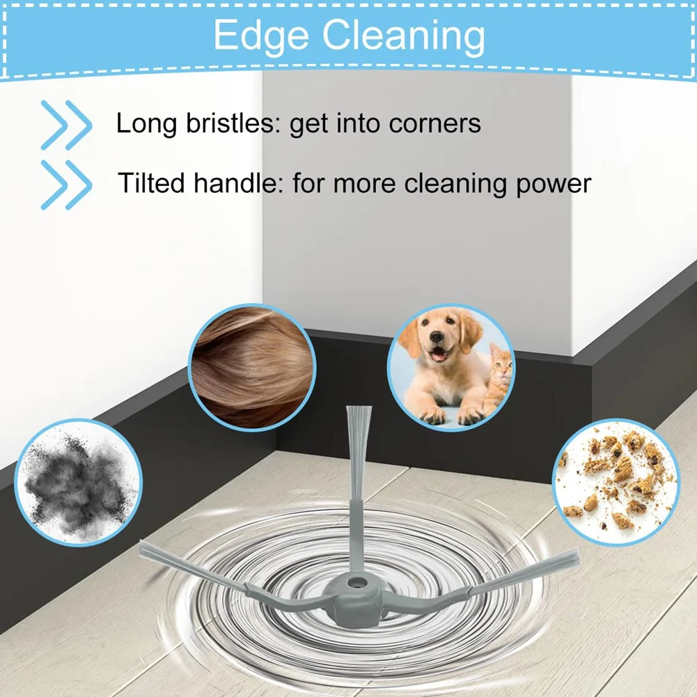 AT28-ملحق لقطع غيار Eufy L60 لمرشحات الفرشاة الرئيسية Eufy Clean L60 أكياس الغبار