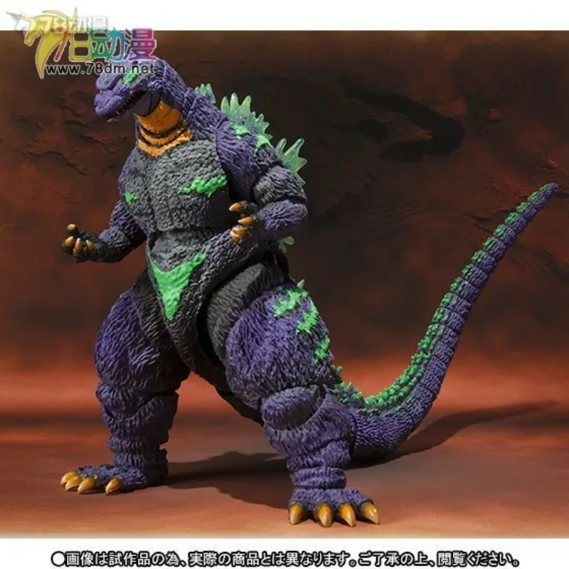 Oryginalna figurka Bandai S.H.MonsterArts Godzilla Feat.EVA-01, gotowa, ruchoma, seria lalek, model, zabawki, prezenty dla chłopców