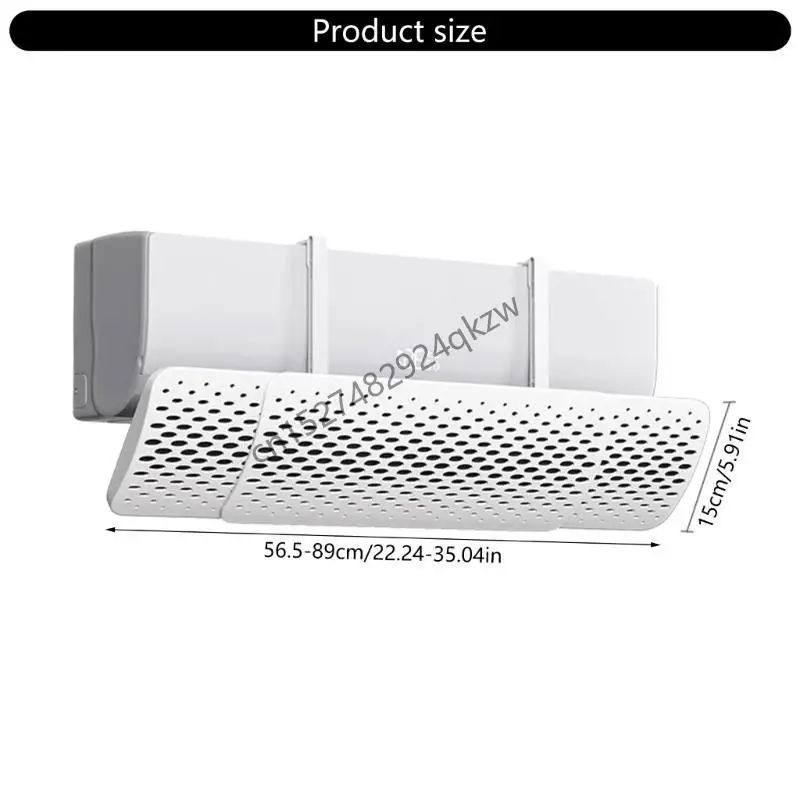 R9CD قابلة للتعديل تكييف الهواء المنحرف مضاد للضرب المخرج يربك