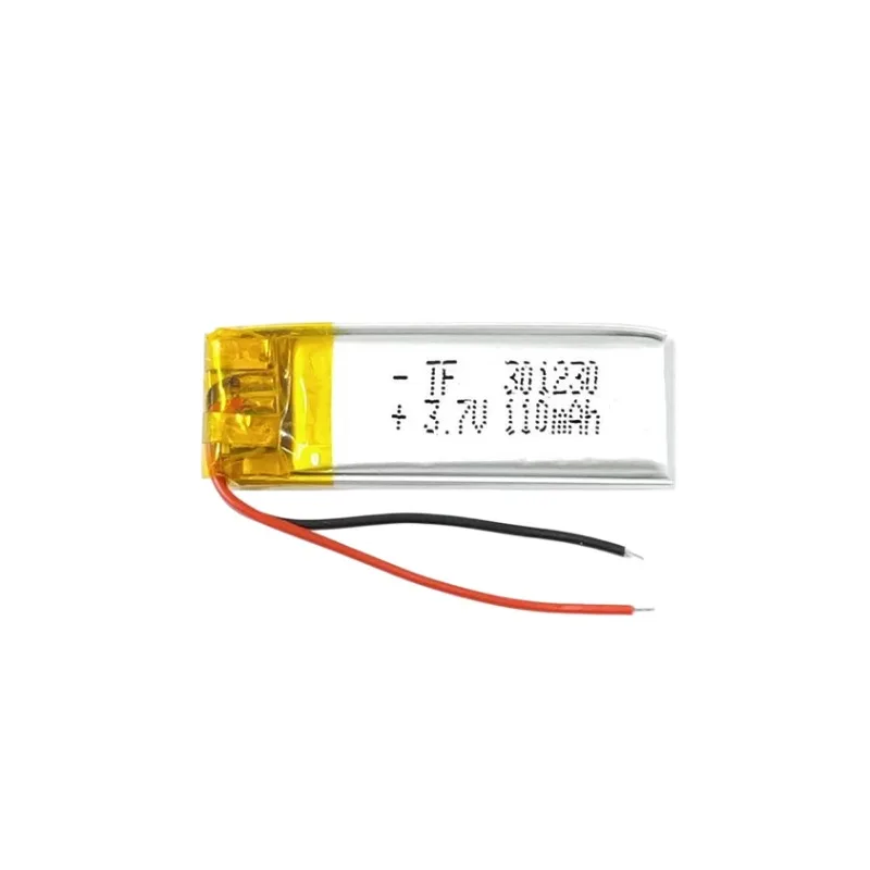 1/5/10PCS 301230 3.7V 110mAh Lithium Polymer Rechargeable Battery for GPS Reader DVD
