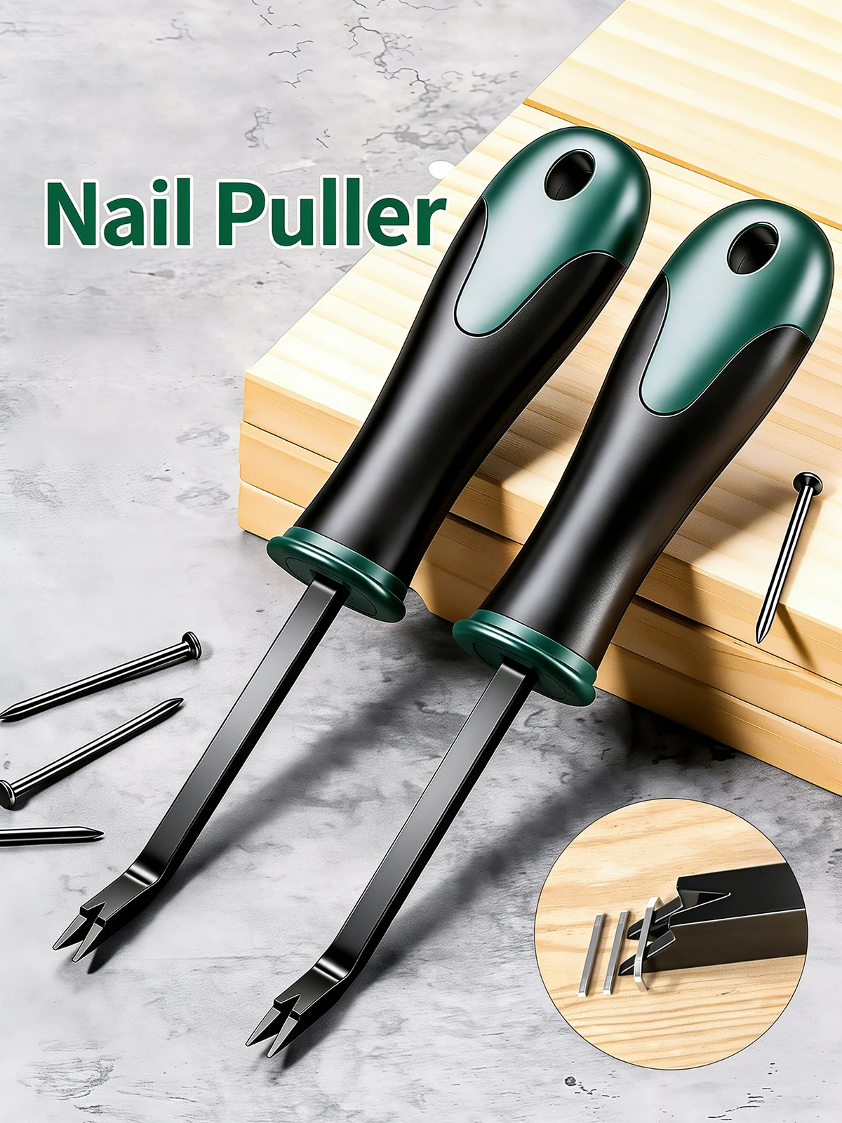 Multifunctional Nail Puller Pry Bar Steel Tack Lifter Staple Remover Pallet Demolition Woodworking Crate Box Opener Hand Tool