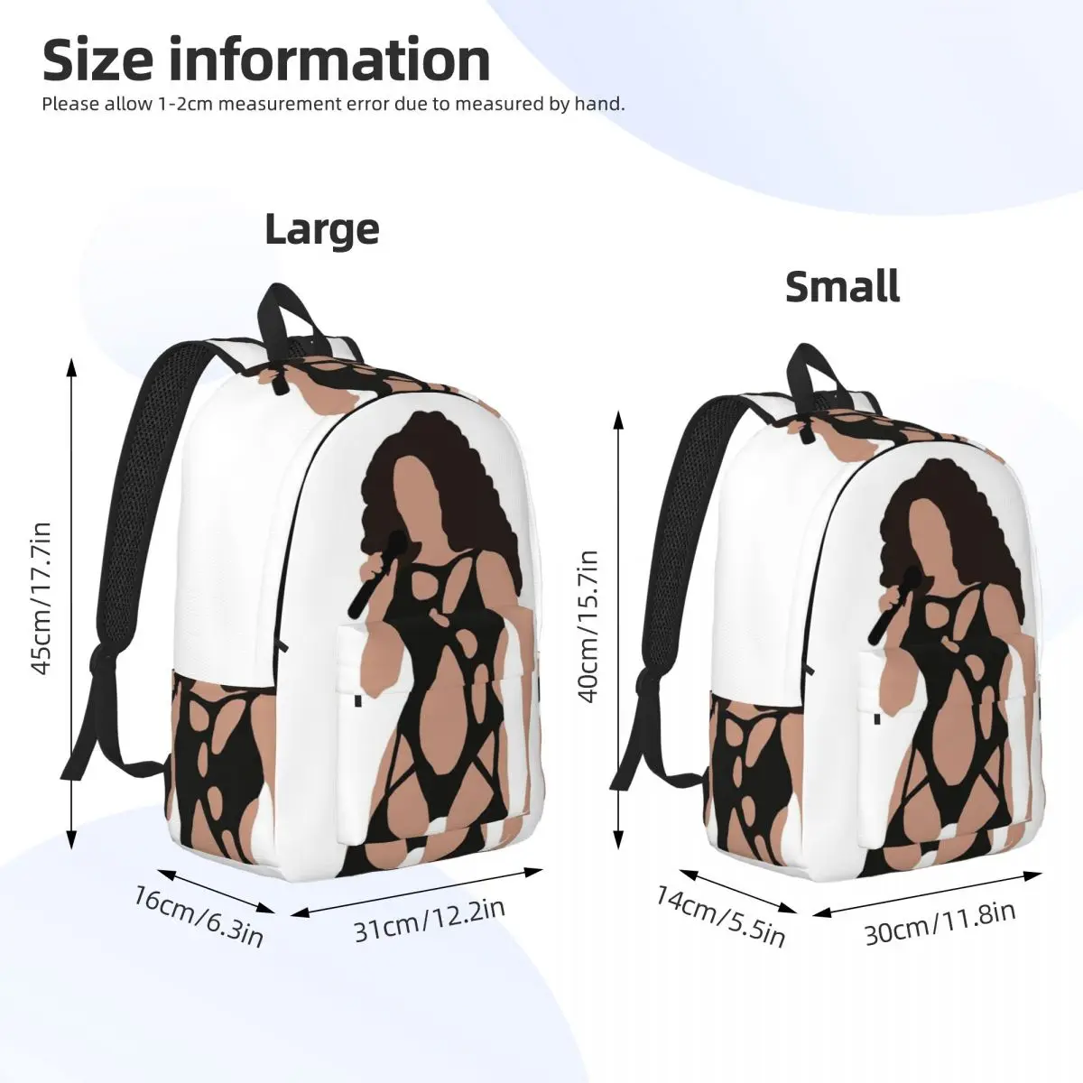 Cher Turn Back Time Glam Rock Black Leotard Backpack Student BookBag Kids School Bag Laptop Shoulder Bags for Boys Girls