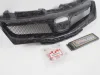 ホンダ シビック FN FK FN2 TYPE R 2006 2007 - 2012 カーボンファイバー & グラスファイバー (未塗装) フロントグリル H ロゴ & ミューゲン付き 2