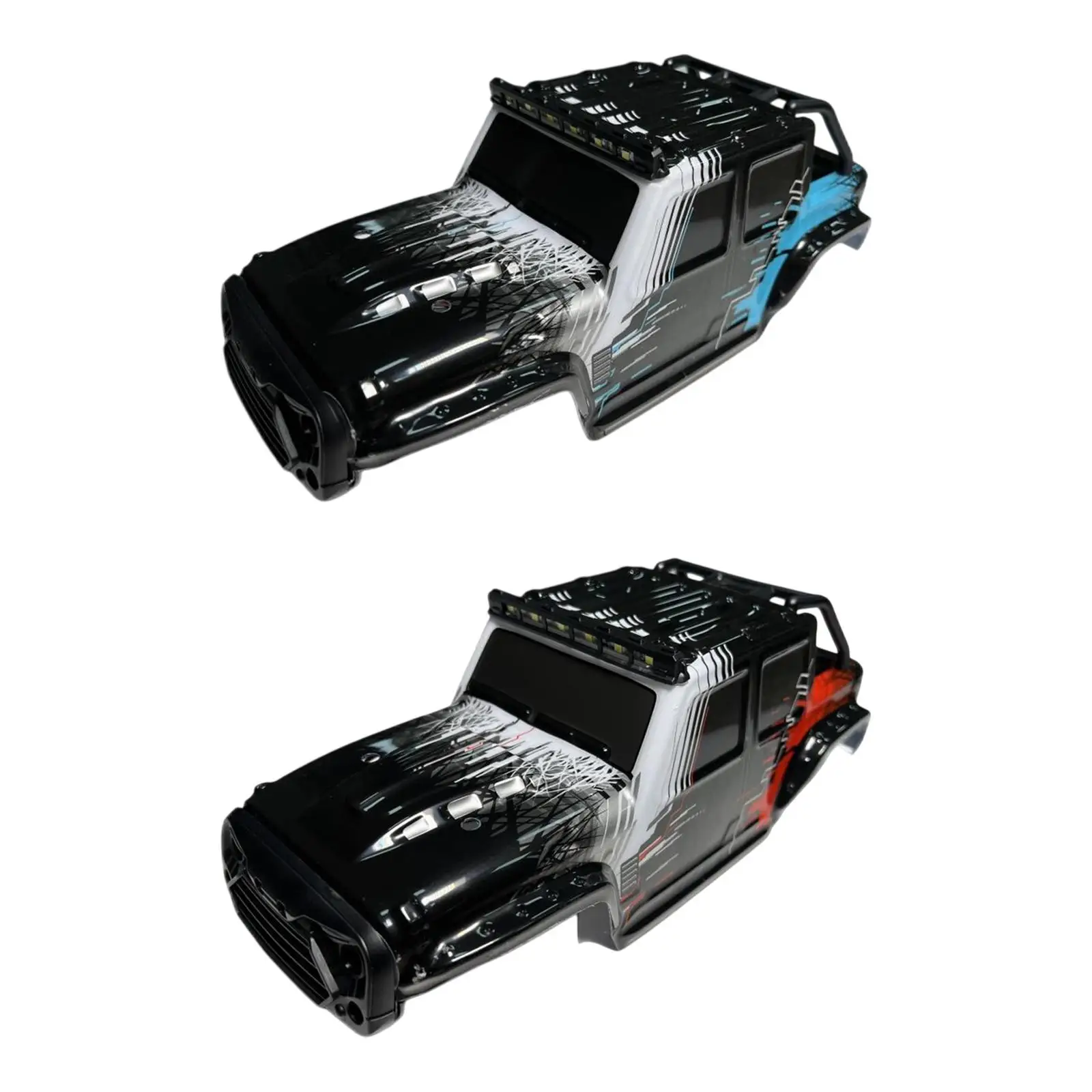 1/14 RC جسم السيارة قذيفة هواية لعبة ملحقات السيارة تعديل لتقوم بها بنفسك سهلة التركيب استبدال قذيفة ل 16101 16102P #3