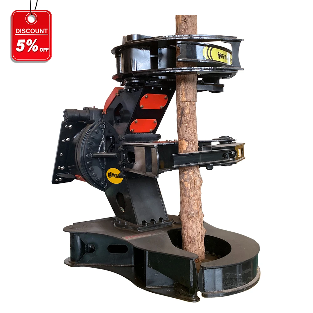 MONDE Factory Direct Sale  Tree Cutter  Wood Cutter With Grapple For Excavator