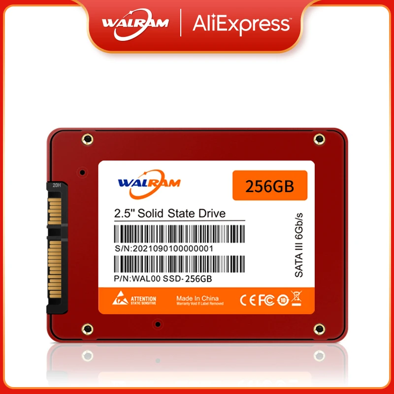 WALRAM 4TB 2TB SSD Drive 120GB 240GB SSD 1TB 128GB SDD 2.5 Hard Disk SATA III Internal Solid State Hard Drive for Laptop Desktop