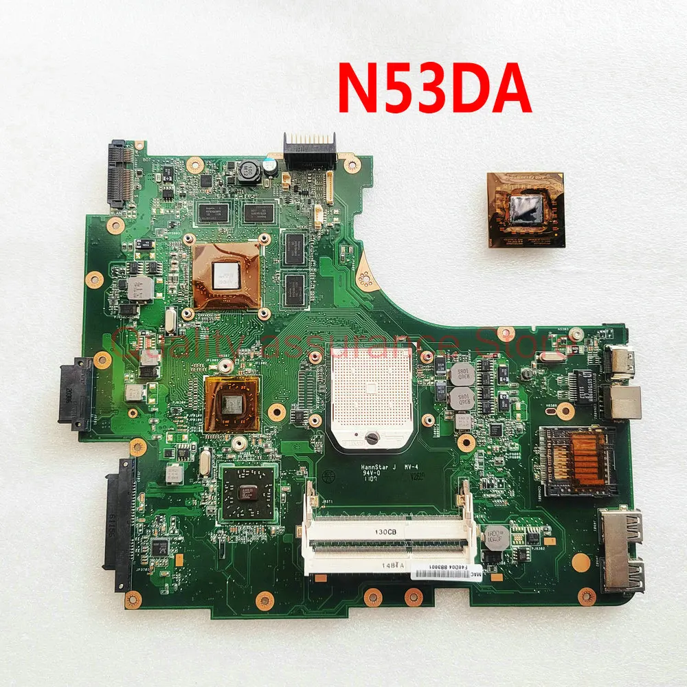 N53DA Mainboard For ASUS N53D N53DA Laptop Motherboard REV:2.0 N53DA MAIN BOARD TEST OK