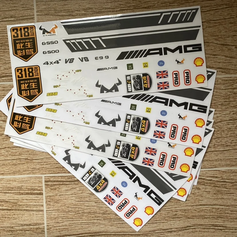 MN MN86 MN99s MN98 MN999 MN45 RC Remote Control Car Decoration piece Post sticker