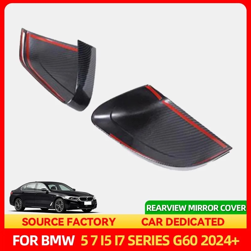 

Стайлинговые молдинги, 2 шт./компл., АБС-пластик, автомобильное Стайлинг, накладка на зеркало заднего вида, наклейки для BMW 5 7 i5 i7 серии G60 G70 2024 + Auto E