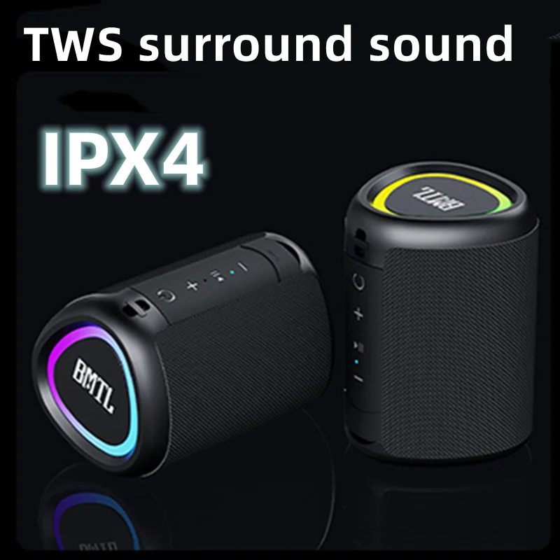 Portable Bluetooth Speaker Full-frequency Loudspeaker Small Size High Volume Stereo TWS Soundbox Computer Subwoofer Soundbar