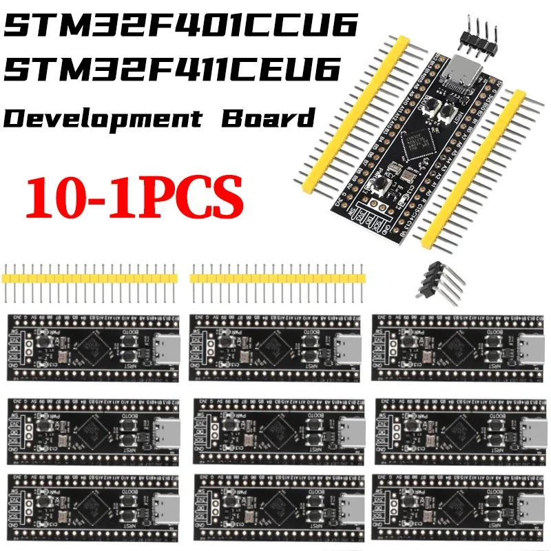 XCW 1-10PCS STM32F401 STM32F411 Development Board STM32F401CCU6 STM32F411CEU6 STM32F4 Learning Board 84Mhz 64KB RAM 256KB