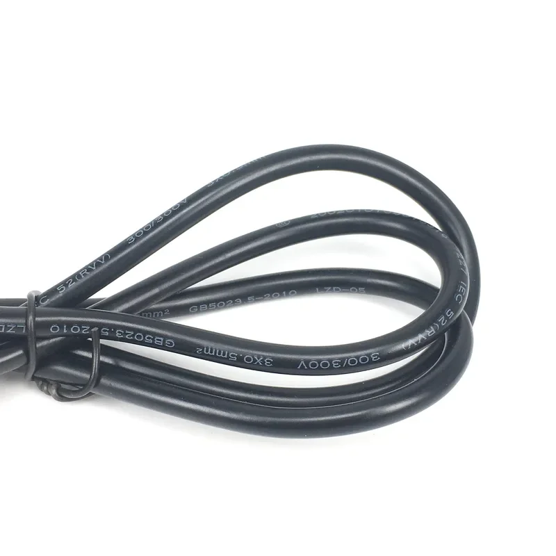 EU European AC Power Cord Euro IEC C5 Power Extension Cable 1.2m 1.5m Power Cable For Notebook Laptop PC Computer Monitor image 4