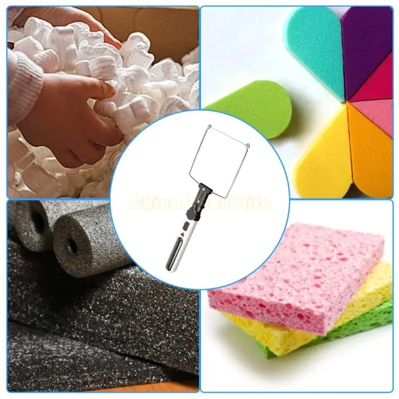 57QF Profissional Styrofoams Cutter Cutter Cutting Cutting Tool cabeça substituível para escultura precisa espuma e