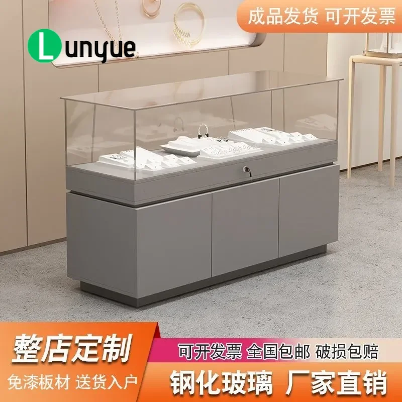 Glass Display Cabinet for Jewelry Mobile Phone Museum Relics Store Showcase Product Counter Retail Shopping Mall Exhibition