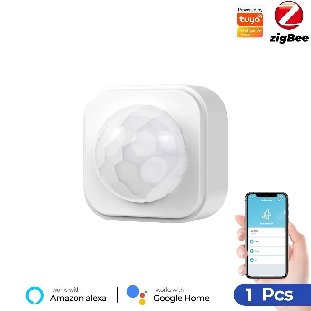 Remote Conrtol Human Body Infrared Detector Advanced High Sensitivity PIR Motion Sensor Wide Range Detection Easy Installation