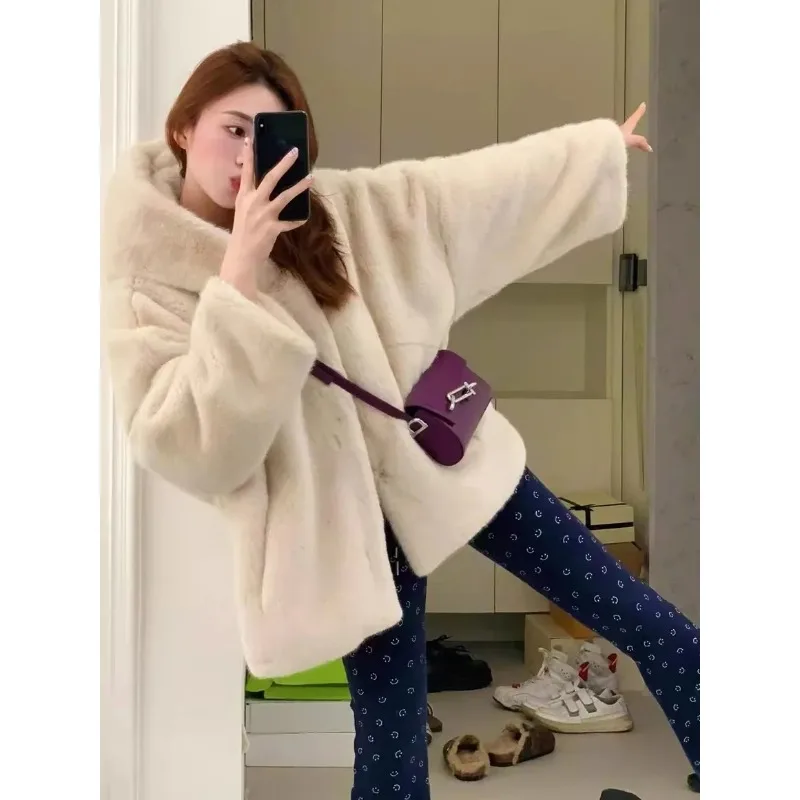 

Свободное пальто с капюшоном, однотонное, на пуговицах, с длинным рукавом, модное повседневное осенне-зимнее пальто, топ