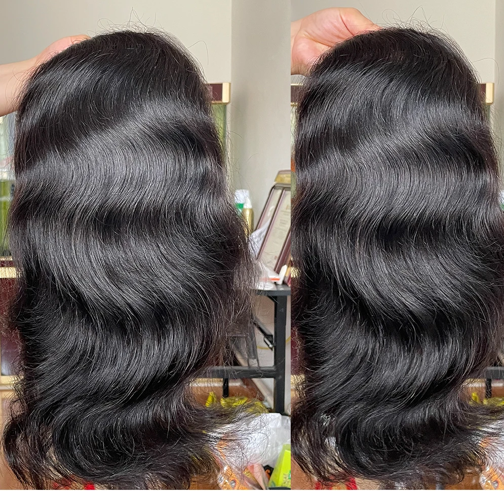 Мужской парик Swiss Lace Front Natural Hairline, мужской парик из искусственной кожи с V-образным вырезом, Европейская система замены человеческих волос для мужских париков