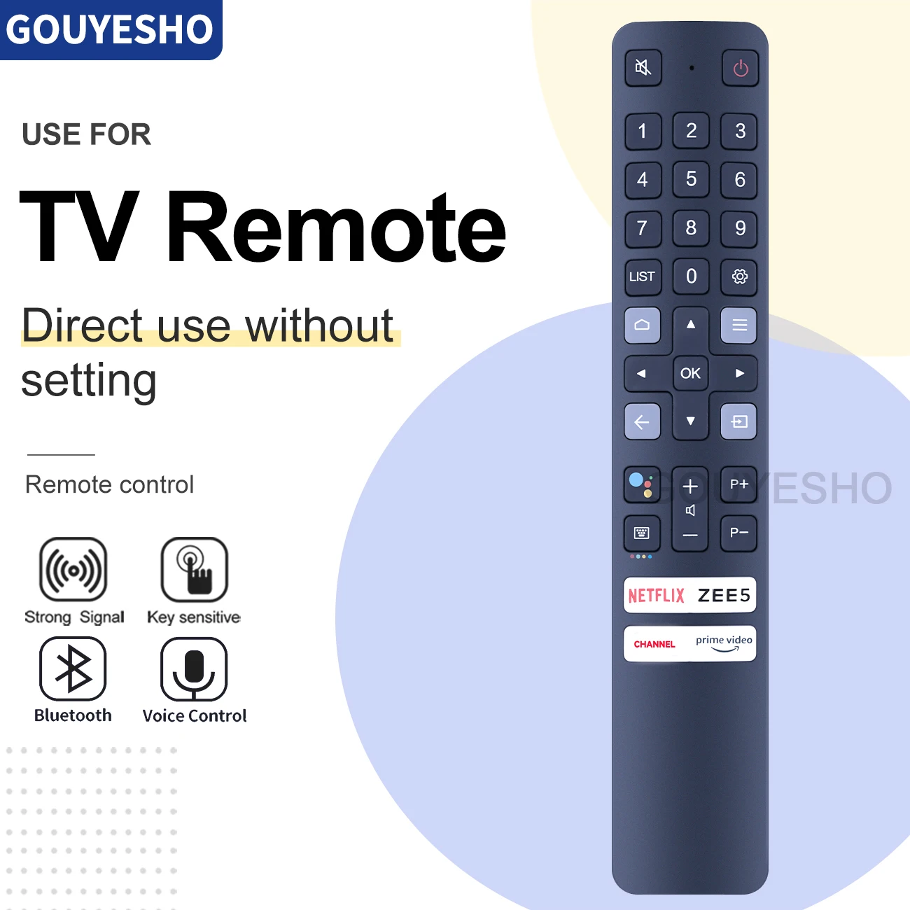 06-BTZNYY-MRC901V-RC901V-FMRC Remote Control Fit for TCL 43P615 50P615 65P615 55C825 50C725 iFFALCON 55H71 65H71