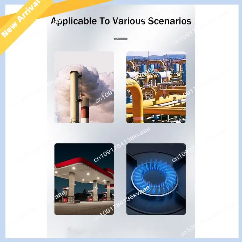 M01K Analysator Methan Brennbare Natürliche Tester Gas Leck Sensor Sound Doppel Alarm LCD Alkohol Gas Leck Sensor