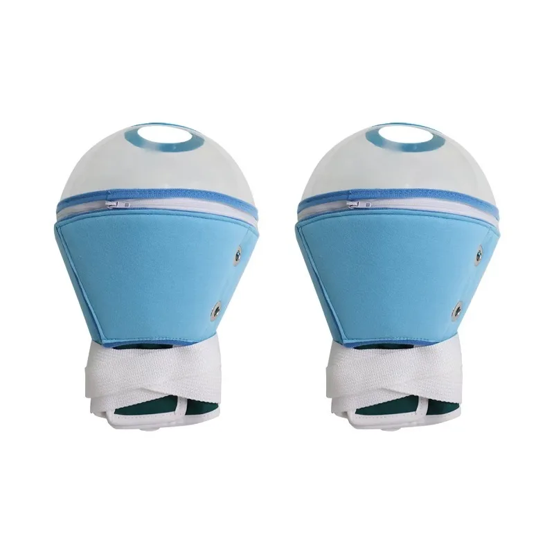 Lantern Restraint Gloves Hemispherical Transparent PVC Wrist Fixation Belt for Elderly Patients with Dementia Breathable