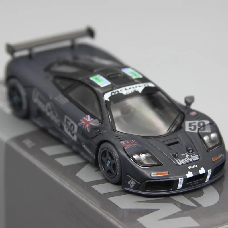 MINIGT 1/64 McLaren F1 GTR # 59 1995 Le Mans 24Hr Legering Motorvoertuig Speelgoed spuitgieten Metalen Model Collectie Jongen Kerstcadeau