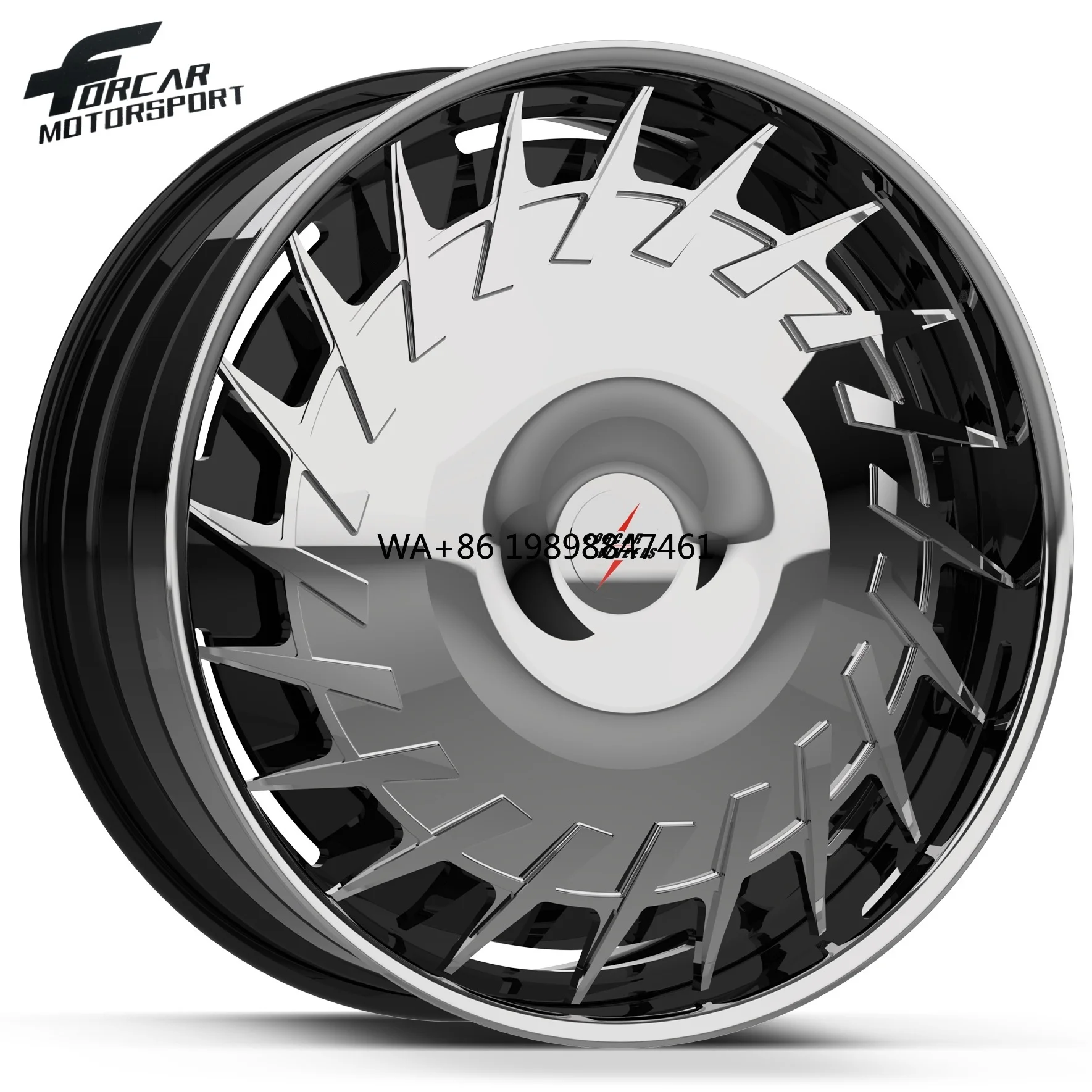 

Two-Pieces Car Rim Wheel Aluminum Factory Rims Wheels for Personal Use
