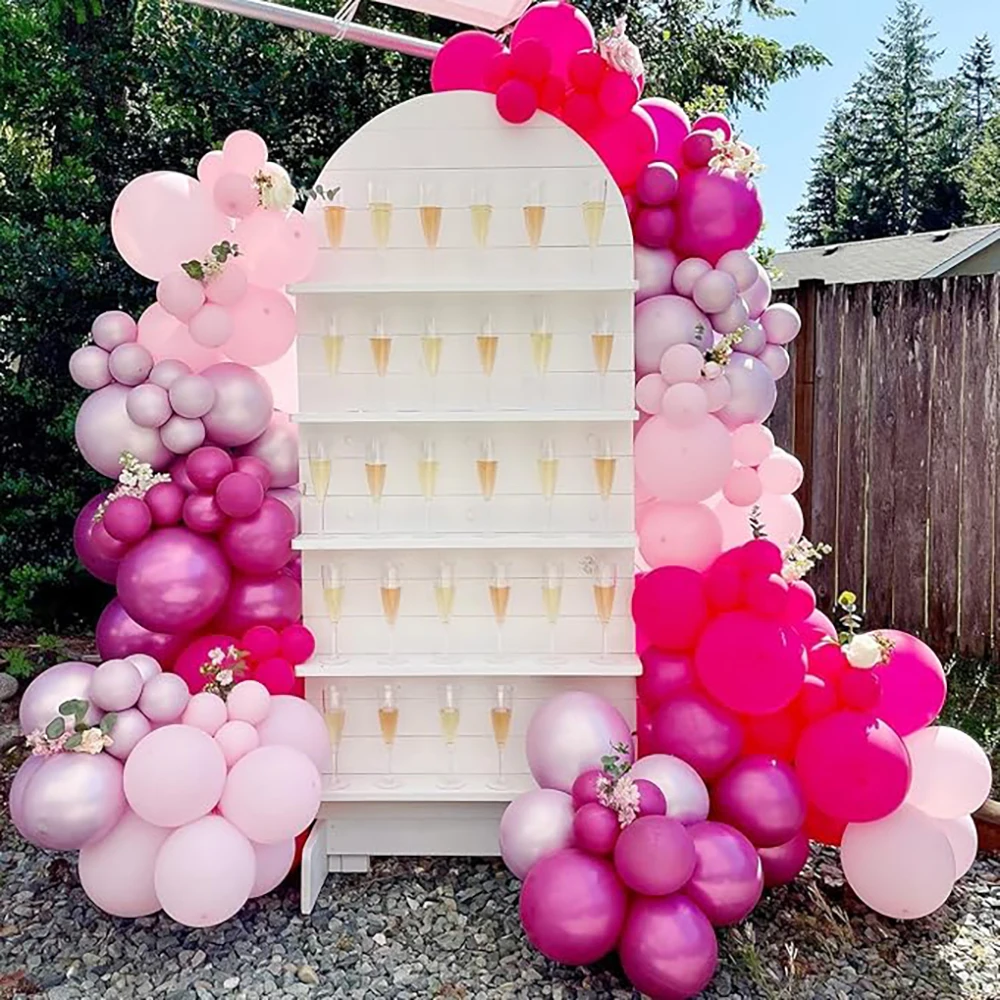 Roze ballonnen slinger Rose roze Rose gouden ballon boog Kit meisje verjaardagsfeestje baby shower huwelijksverjaardag decoratie Globos