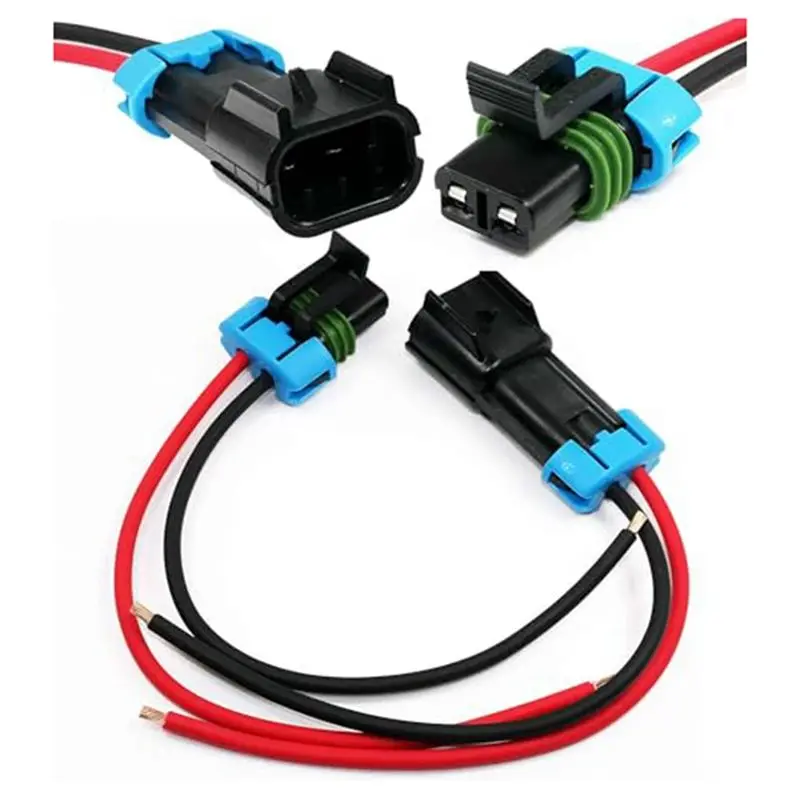 

A60Z1-Pack Metri-Pack 2-Pin 30 Amp, 280 Series Connectors Multi-Function (Male To Female Pigtail 12GA) Easy To Usemay
