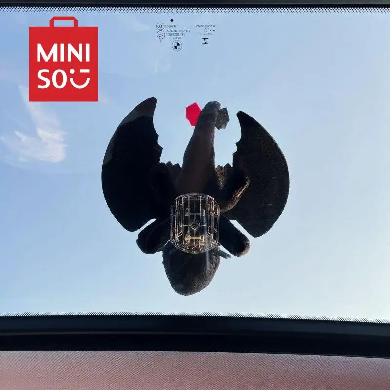 Kawaii Anime Dragon Tamer Toothless Wings Moving Roof Doll Cute Cartoon Car Exterior Sunroof Pendant Doll Toys for Car Supplies