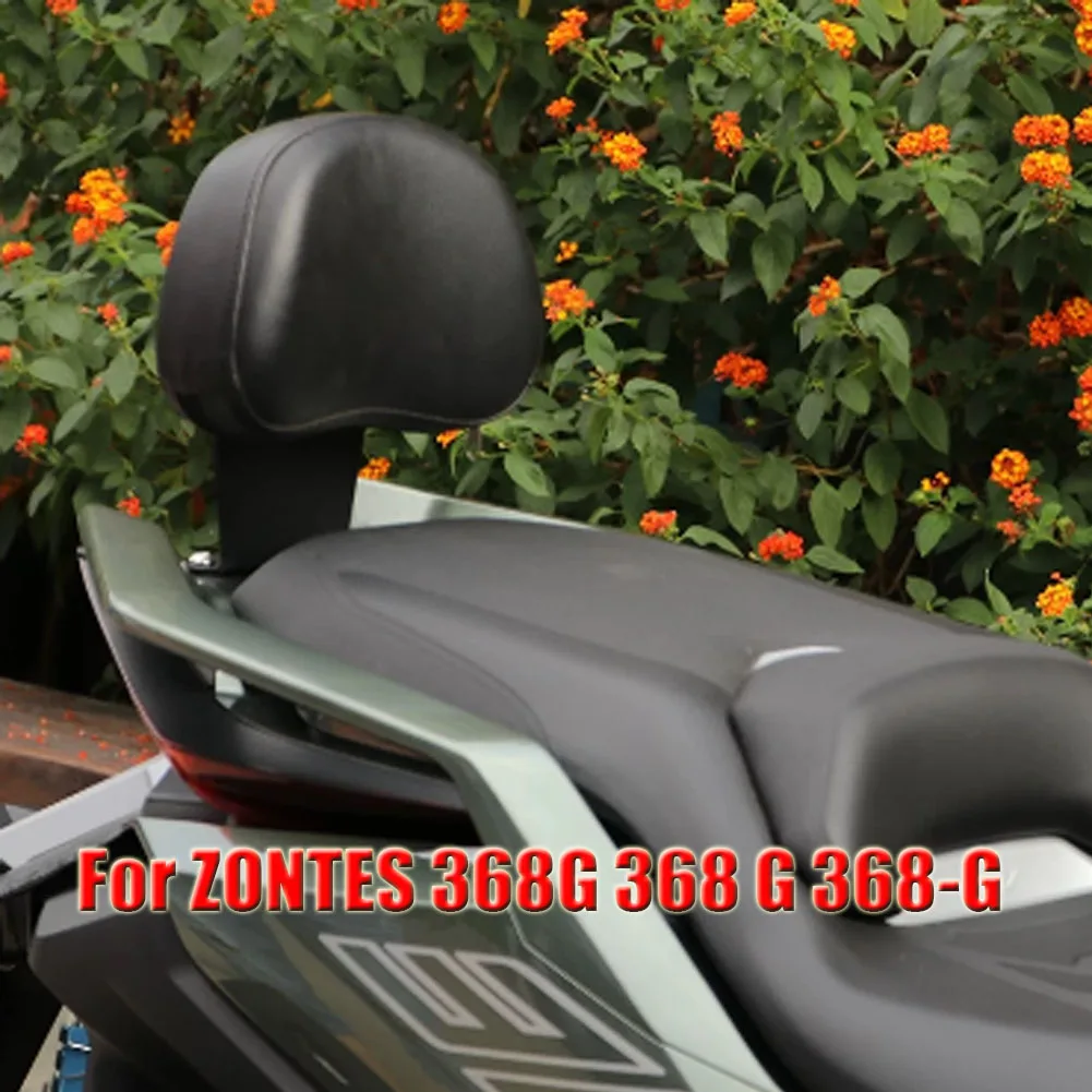 Motorcycle Rear Passenger Backrest Seat Cushion Back Rest Stay Protection Pad Waist Support Cushion For ZONTES 368G 368 G 368-G