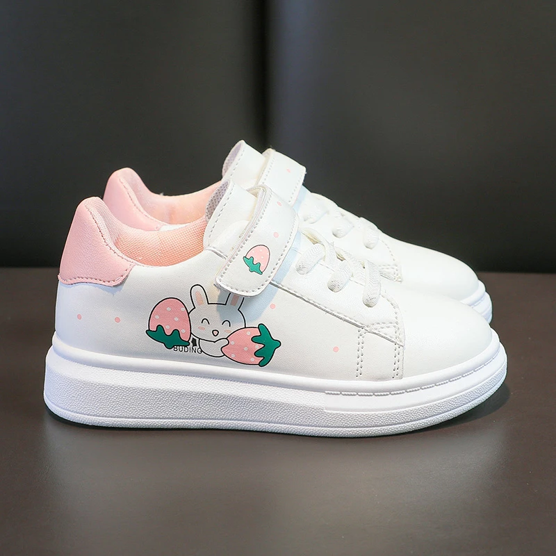

Blush Pink Bunny Loafers - School Shoes Non-Slip - Machine Washable