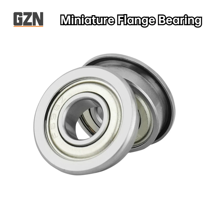 5pcs  Miniature, Mini, Flange Bearing F603 604 605 606 607 608 623 624 625 626 627 628 629ZZ Precision High Speed