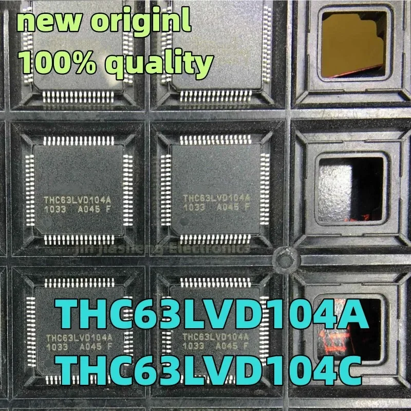 

(5-10piece) 100% New THC63LVD104C THC63LVD104A QFP64 Chipset