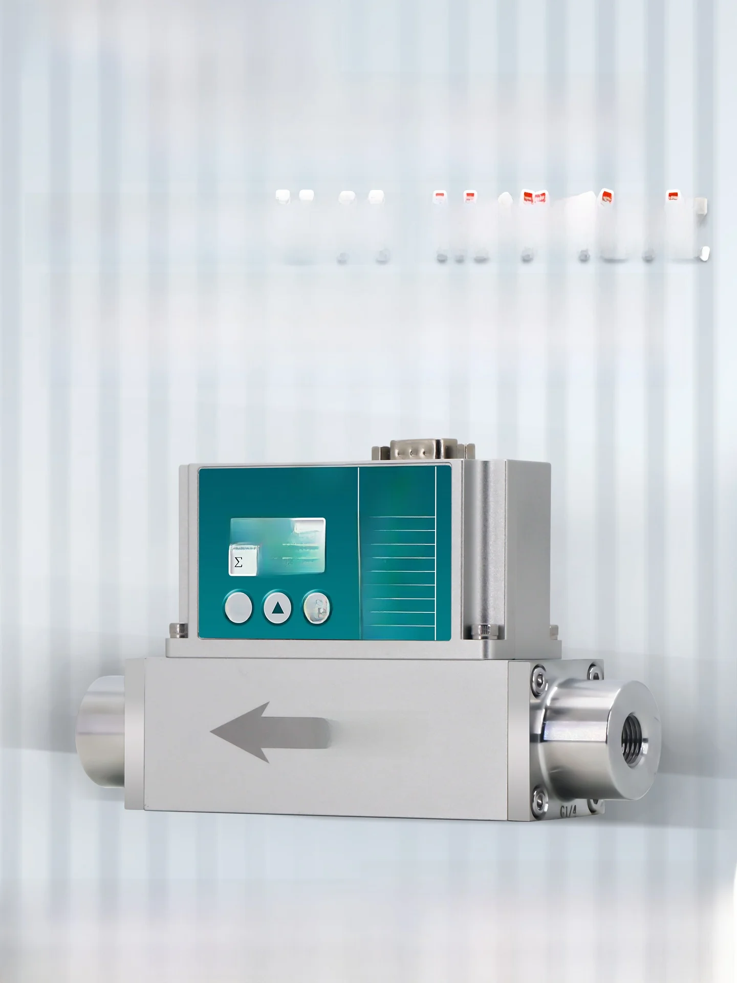 Thermal Gas Mass Flow Meter 4-20ma 485 Micro Gas Flow Controller