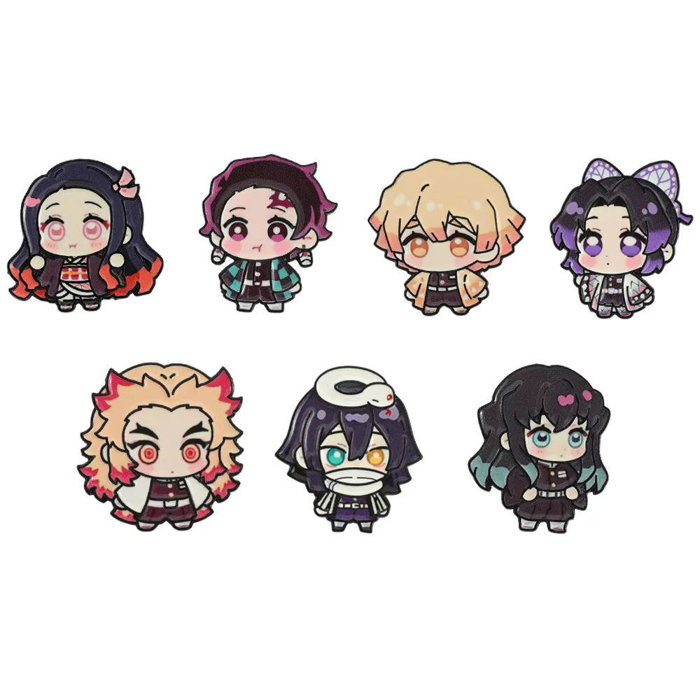 Anime Figure Enamel Pin Cartoon Character Badges on Backpack Women's Brooches Hat Lapel Pins Cosplay Accessories Toys Gifts